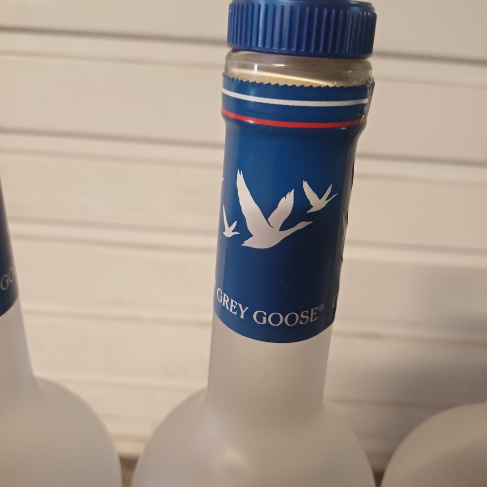 6 x Grey Goose Empty Bottles, 750ml