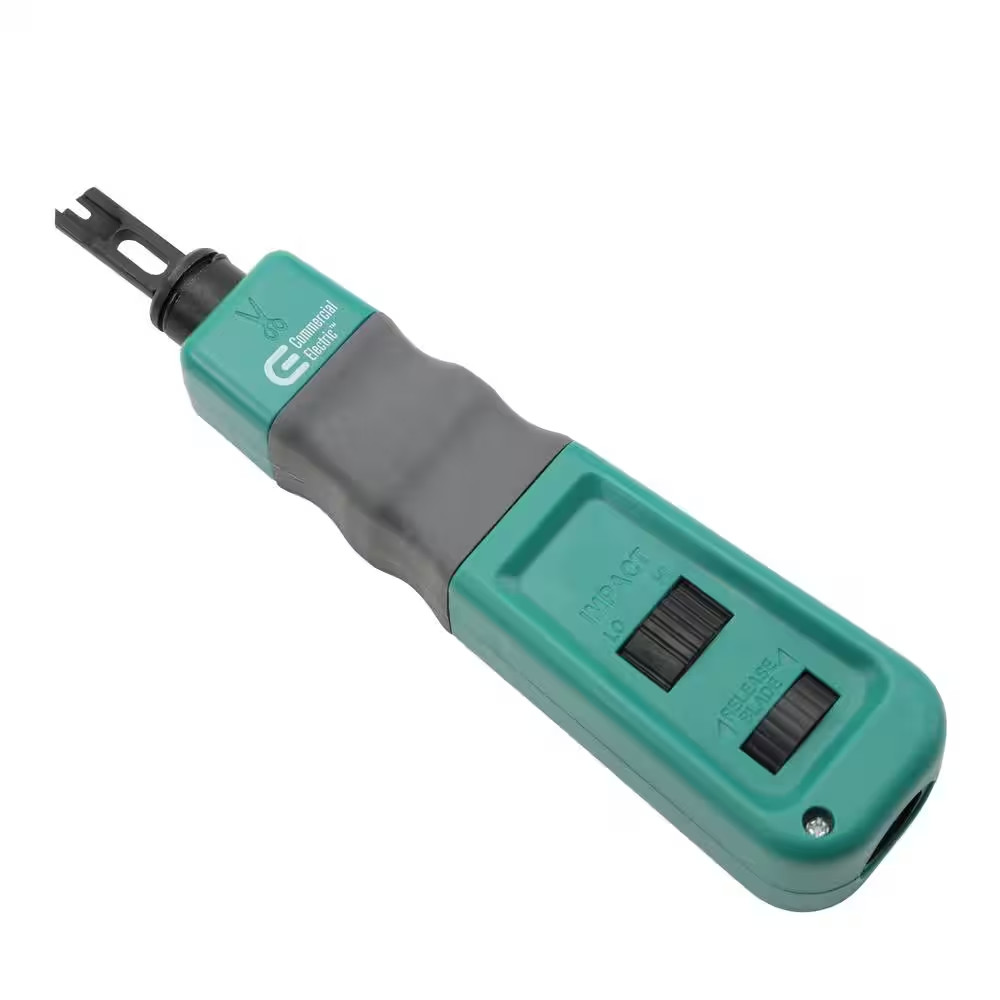 Commercial Electric Impact Punch down Tool with 110 Blade
