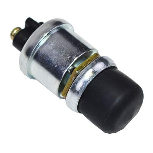 Momentary Push Button Switch - Neoprene Cap & Panel Mount Start Button in 5/8