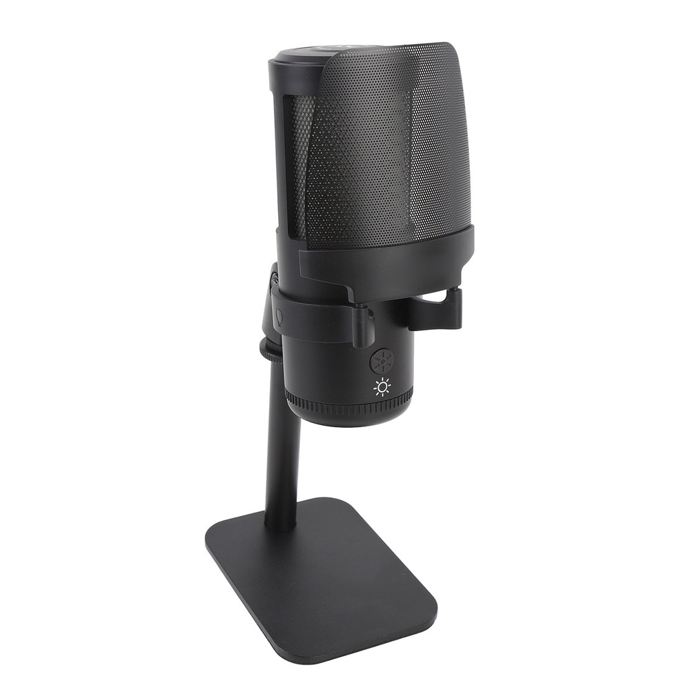 USB Microphone Type C Wired Plug And Play Computer Condenser Mic For Gaming Live