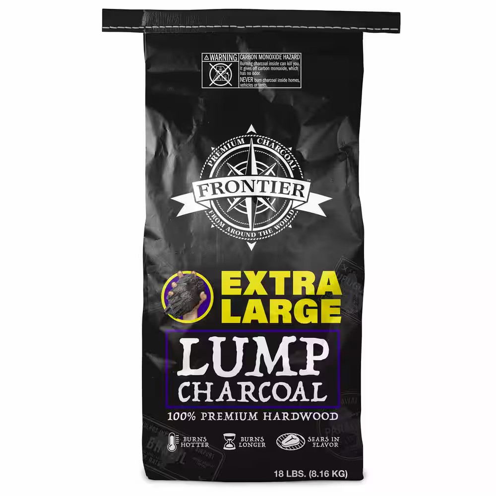 18 Lbs. Extra-Large Natural Lump Charcoal