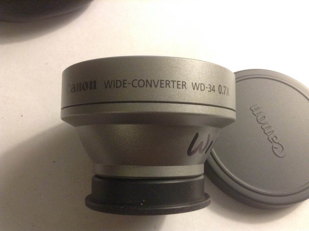 Canon Camera 0.7x Wider-Converter WD-34