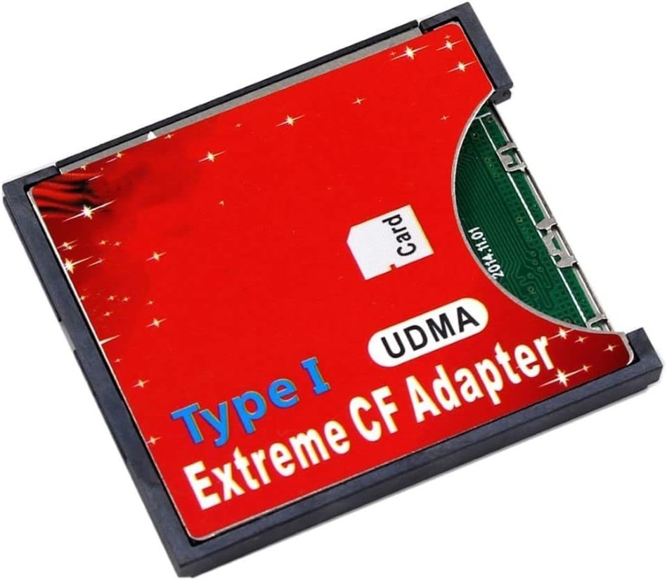 Class 10 Compact Flash Reader: Convert SDHC to CF Type I Adapter - 128GB Support
