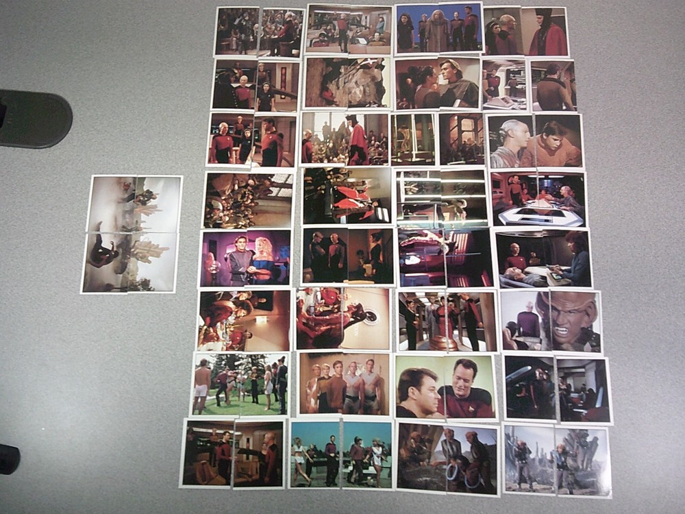 1987 Paramount Star Trek Miniature Sticker Starter Set