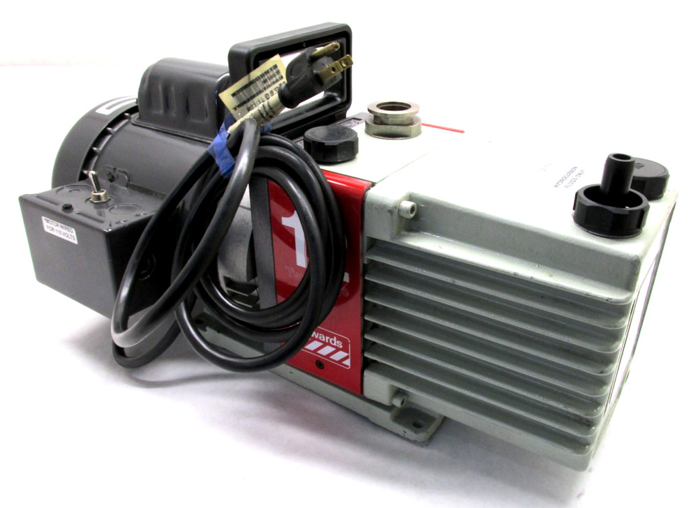 AS-IS! EDWARDS 2-STAGE ROTARY VANE VACUUM PUMP - #E2M-12