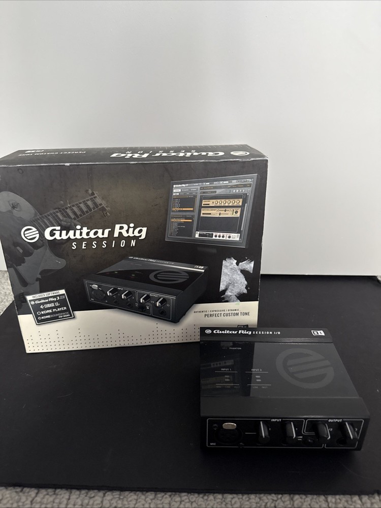Guitar Rig Session Audio Interface for Guitarists Used with Original Box