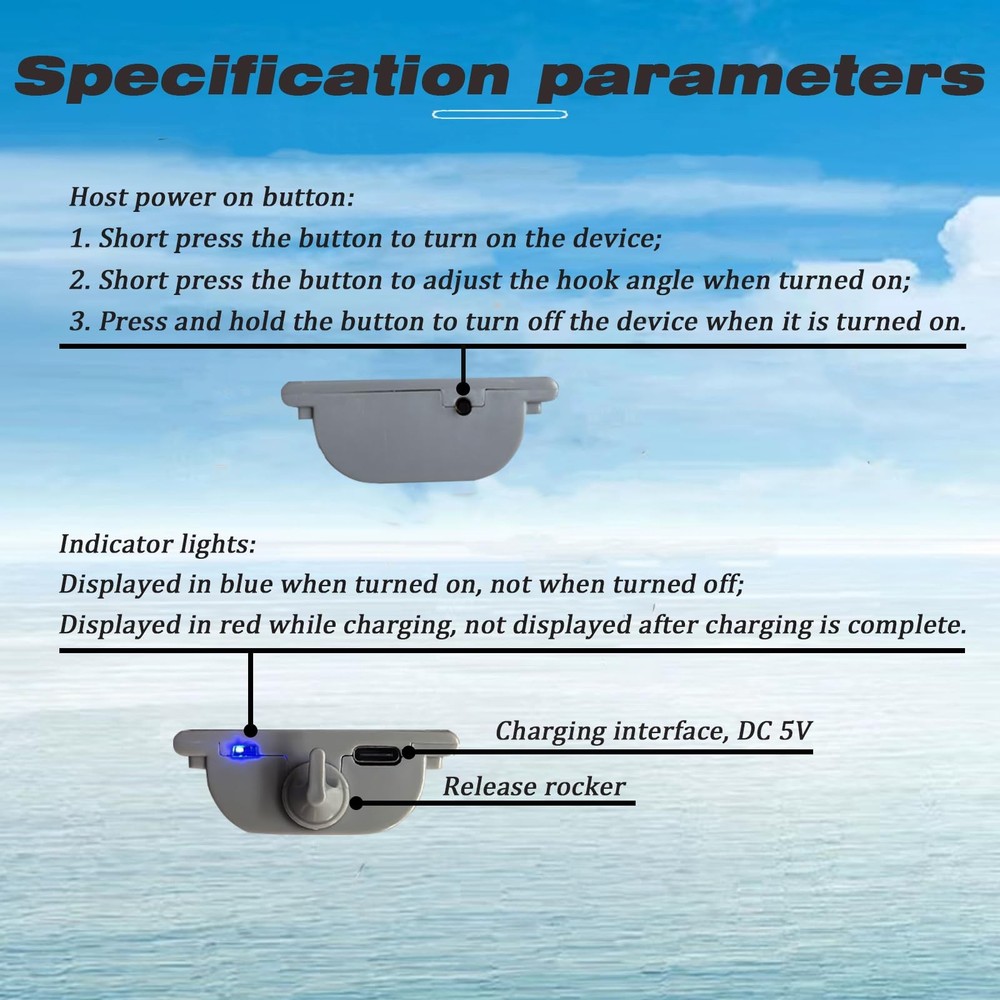 Universally Drone Airdrop System Release Device Payload Clip Airdropper Fish ...