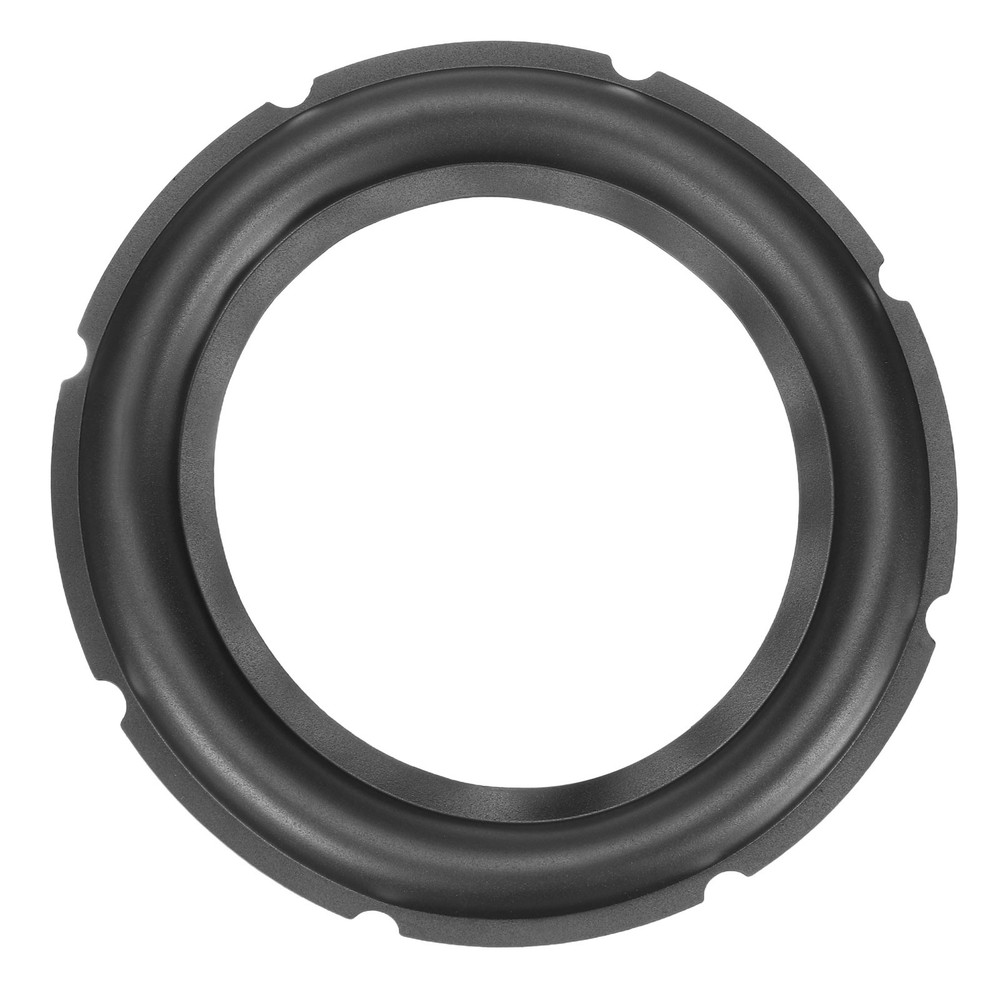 Black 8 Inch Rubber Notch Speaker Edge Surround Big Ring