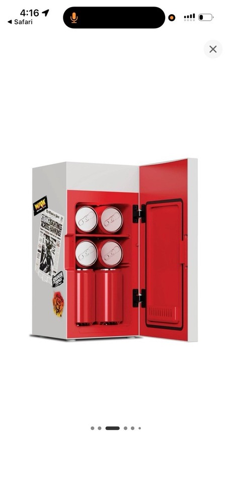 Stranger Things Hell Fire Mini Fridge