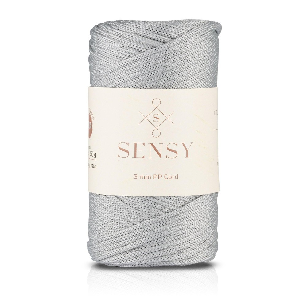 Premium Polyester Rope 3mm 131 Yards Polypropylene Macrame Cord Silver