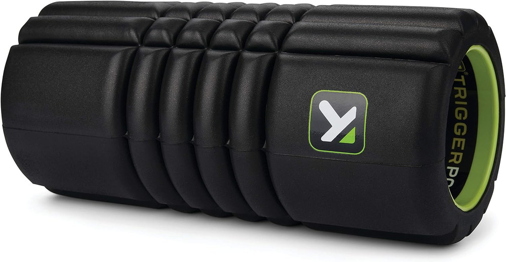 Performance Therapy Grid Travel Foam Roller for Exercise, Deep Tissue Massage an