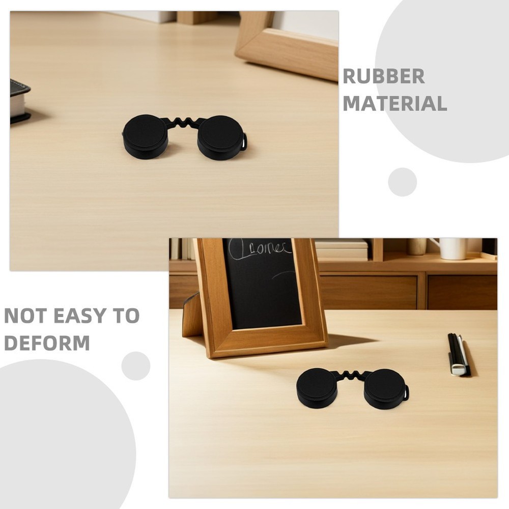Rubber Protective Lens Caps for Binocular Objective Lens Covers Optical