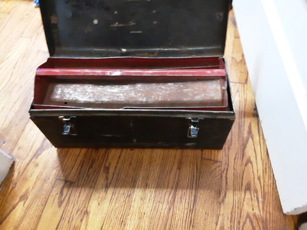 Antique Metal Tool Box