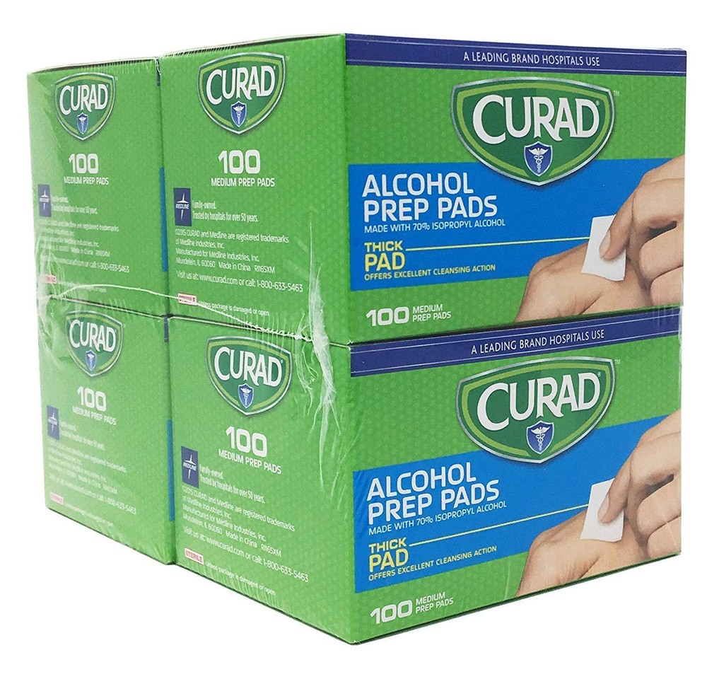 Curad Alcohol Prep Pads, 400 Count