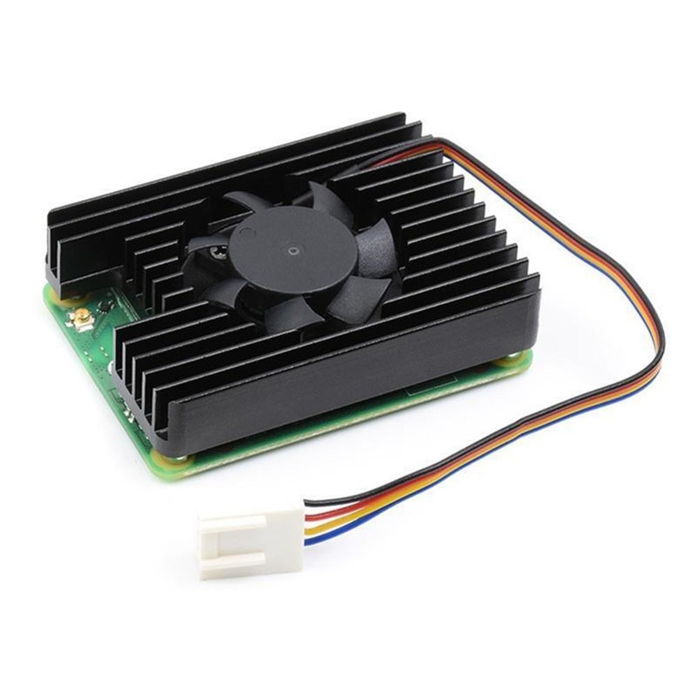 Alloy PWM Adjustable Speed Radiator with Fan for Raspberry Pi Compute Module 4