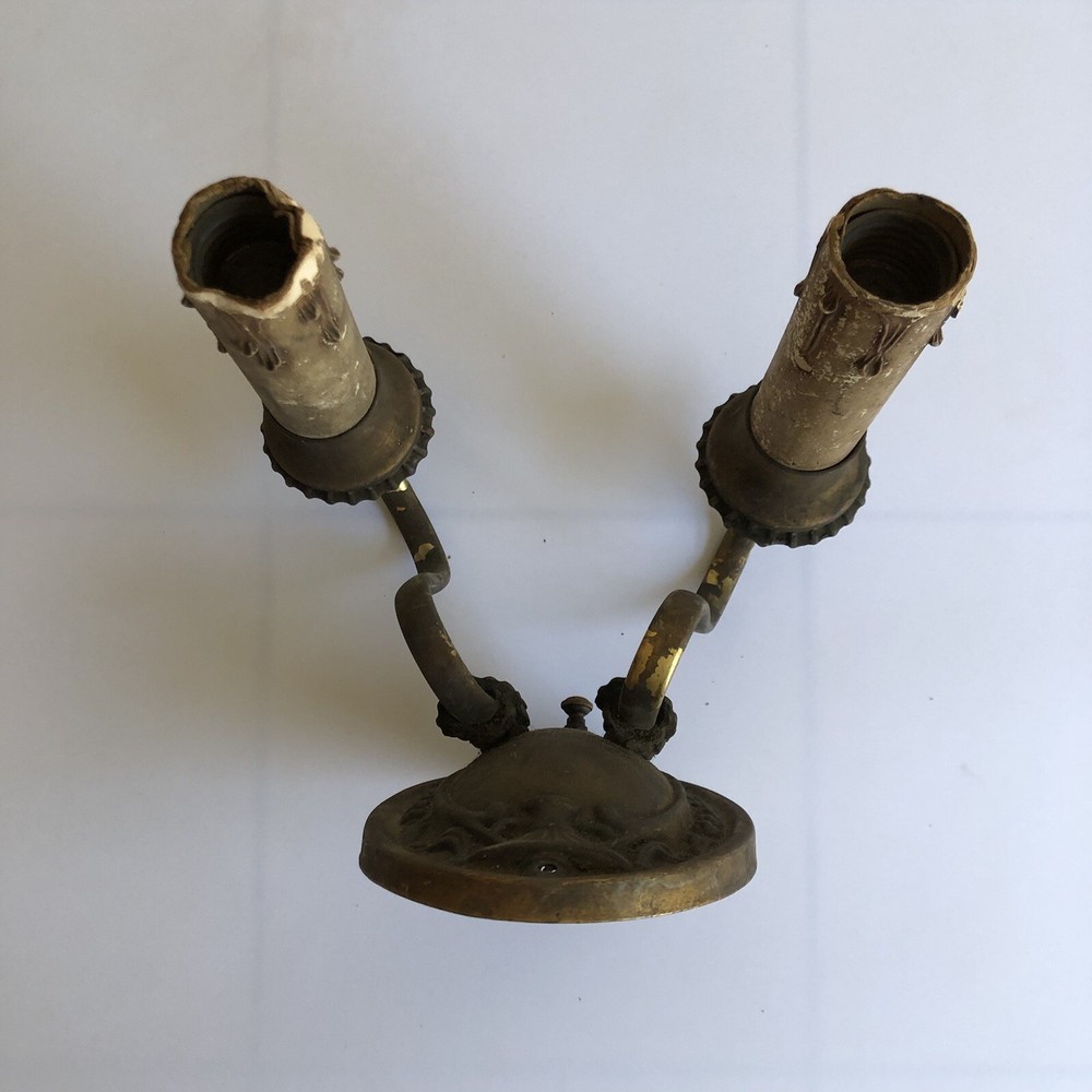ANTIQUE VINTAGE SCONCE LIGHT FIXTURE ORIGINAL Lighting