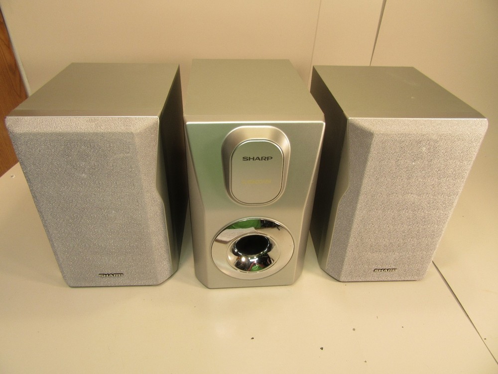 Three Sharp Component Speakers