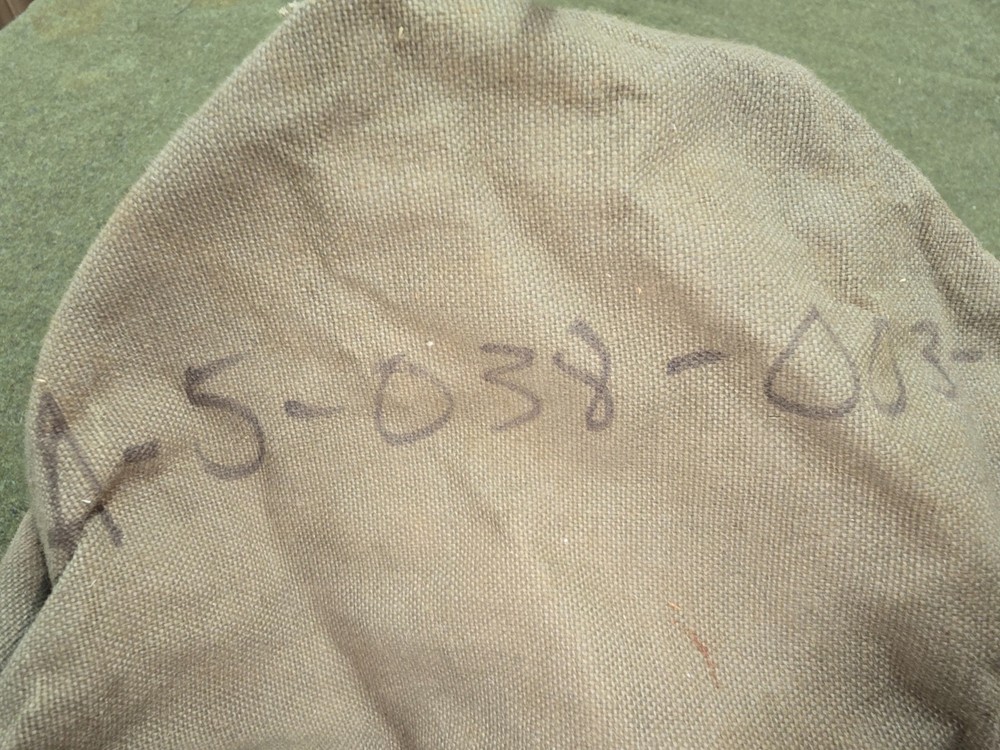 WWII USAAF Rubber Lined Flight Bag