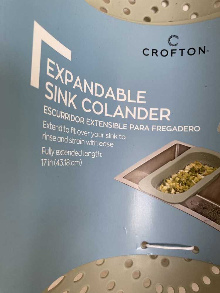 Crofton Expandable Sink Colander New With Tags