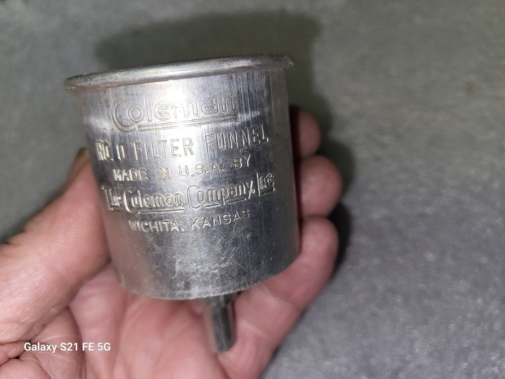 Nice Coleman Lantern No.0 Fuel Filter