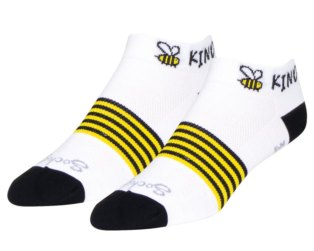 Sockguy Women's 1" Socks (Bee Kind)