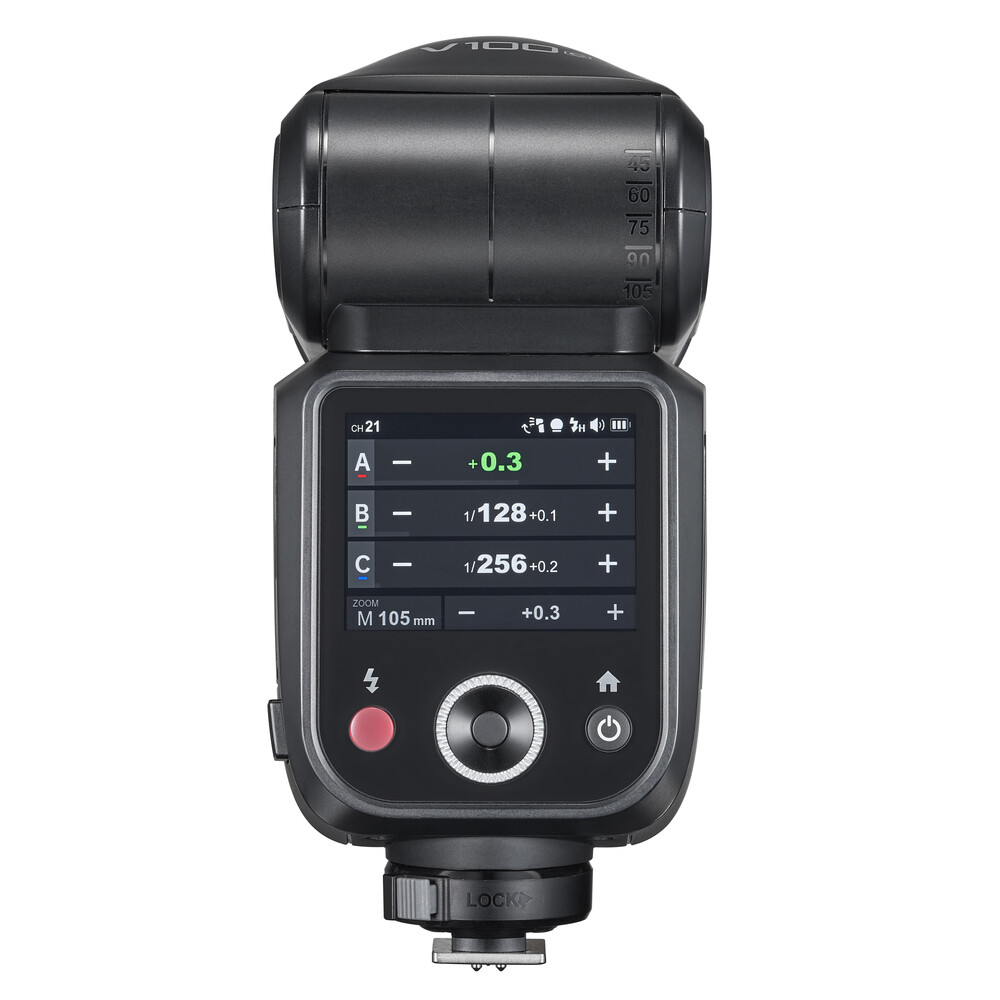 US GODOX V100S Flash 2.4G V100-S Round Head Touch Screen Flash for Sony Camera
