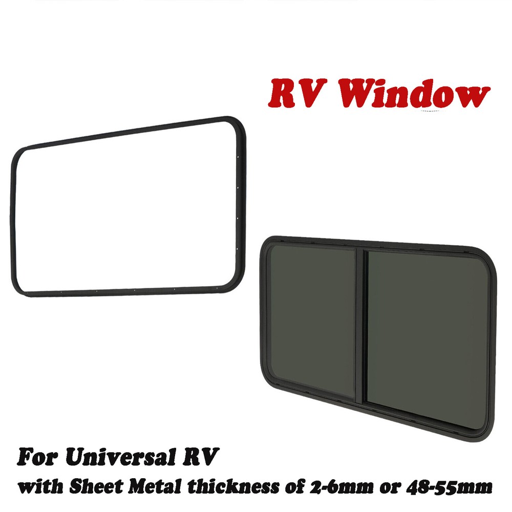 RV Window Horizontal Sliding Windows Multiple Wall Thicknesses Waterproof