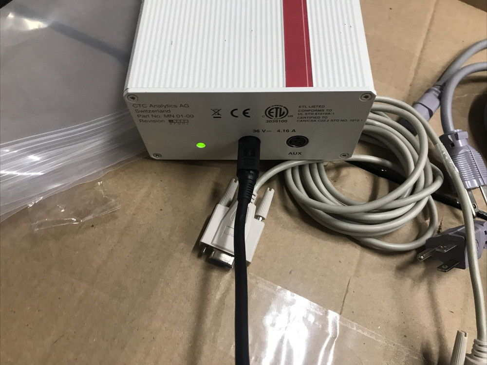 CTC Analytics Microcal Autosampler MXY 01-01B Please Read