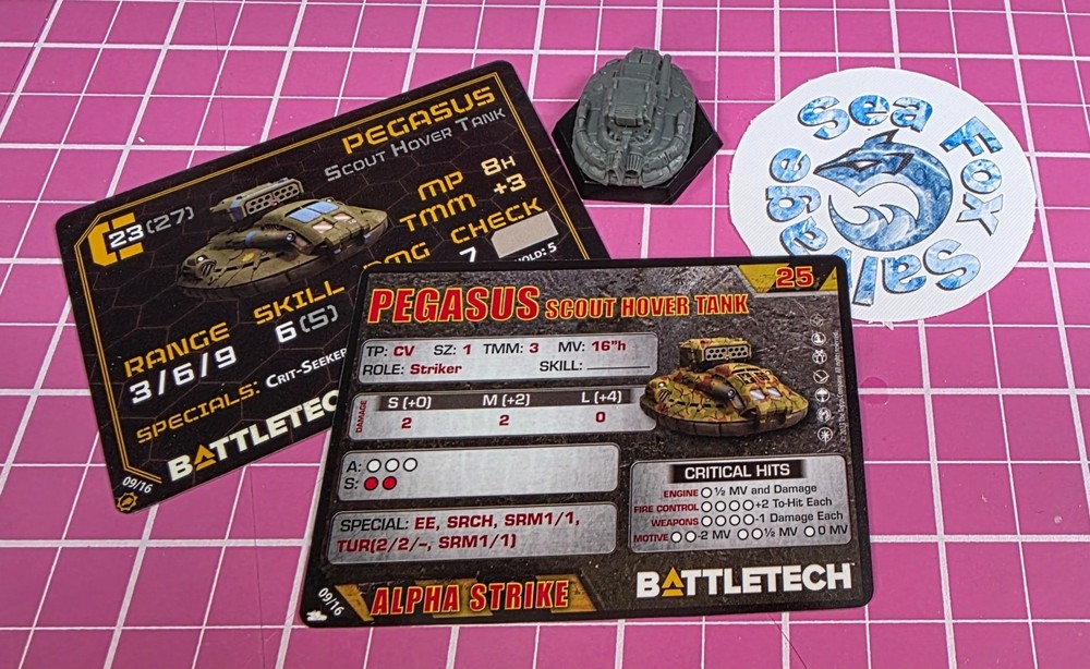 BattleTech - Pegasus Hover Tank - Battlefield Support Assault & Cavalry Lance