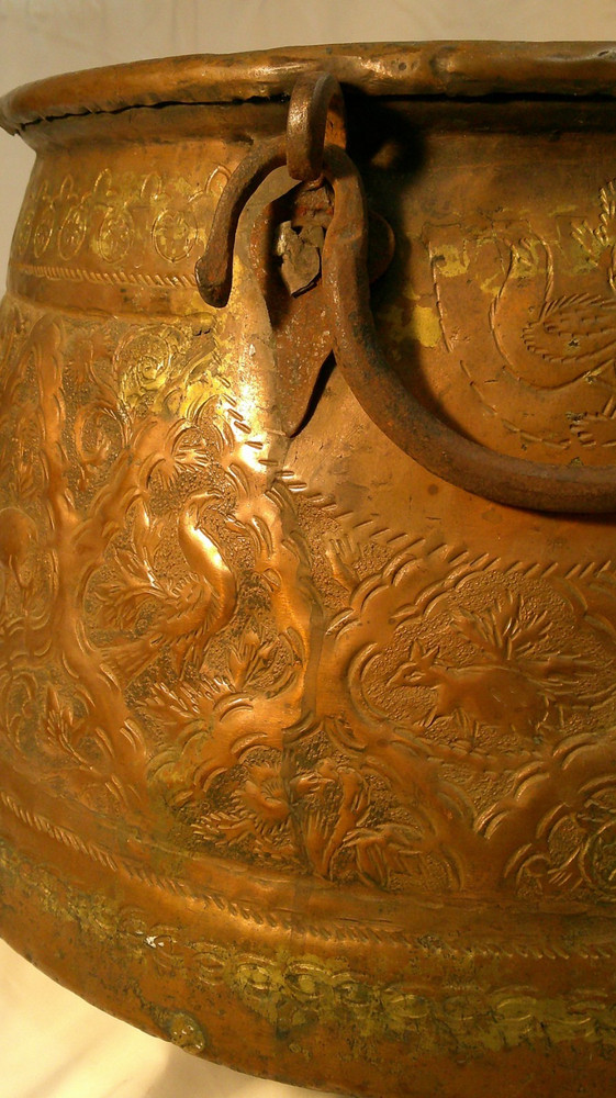 Indo-Persian Antique Large Cauldron 18th/19th Century