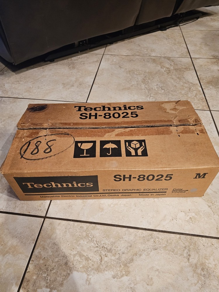 Technics SH-8025 Dual 7‑Band Stereo Graphic Equalizer