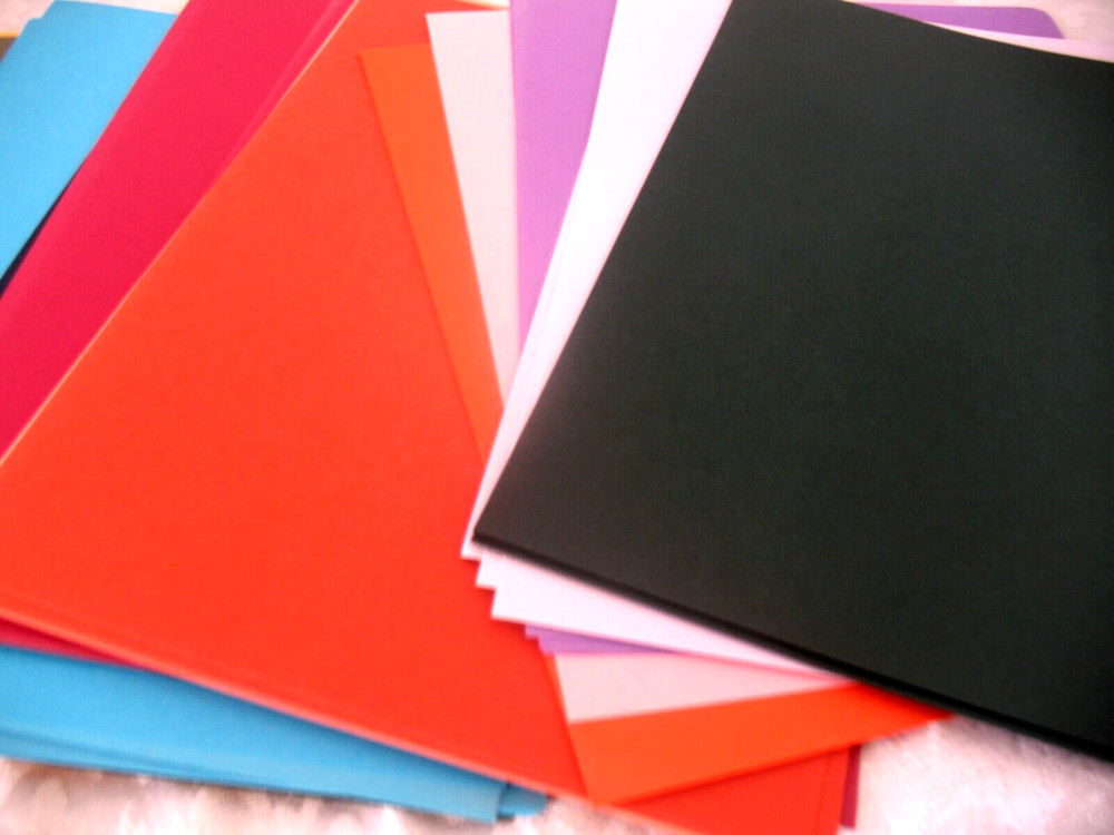 Stampin Up Solid Colors Cardstock - (24) 8.5x11 Sheets