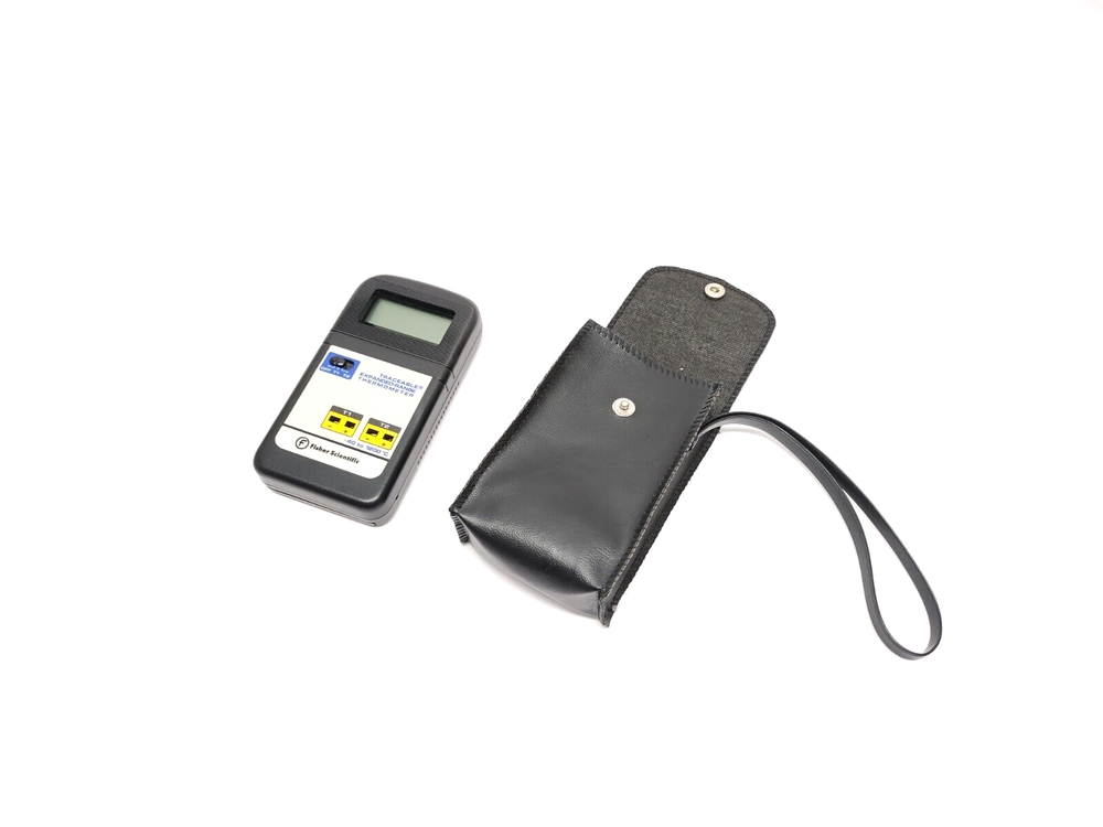 Fisher Scientific 15-077-11 Traceable Expanded-Range Thermometer w/ Case