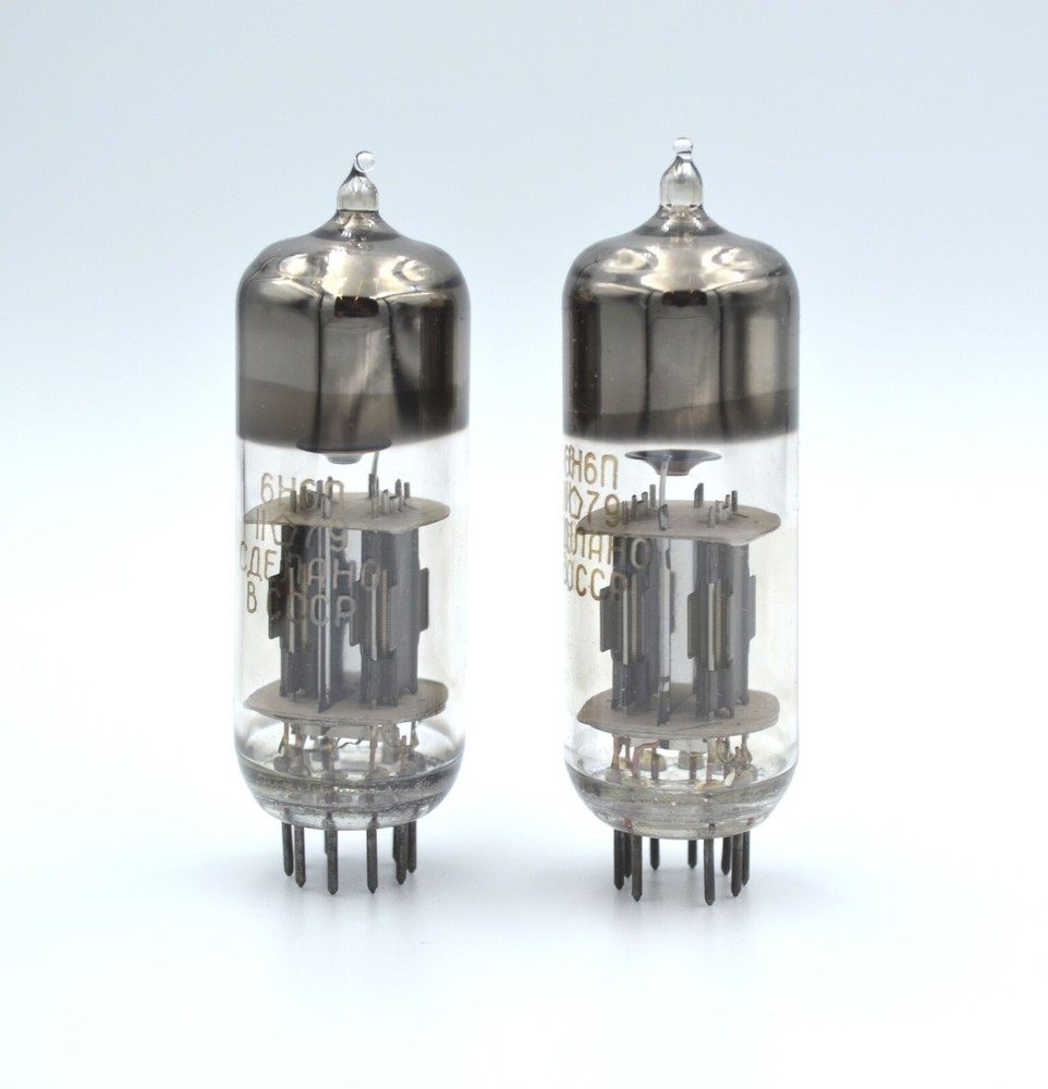2pcs NOS 6N6P MATCHED PAIR Same Date New Tube ECC99 E182CC GARANTY WORKING