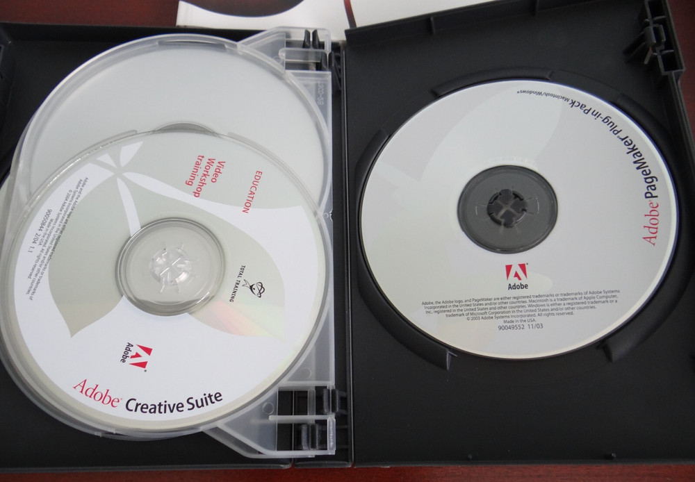 Adobe Creative Suite Premium Education For Windows w/ Serial Numbers 2004