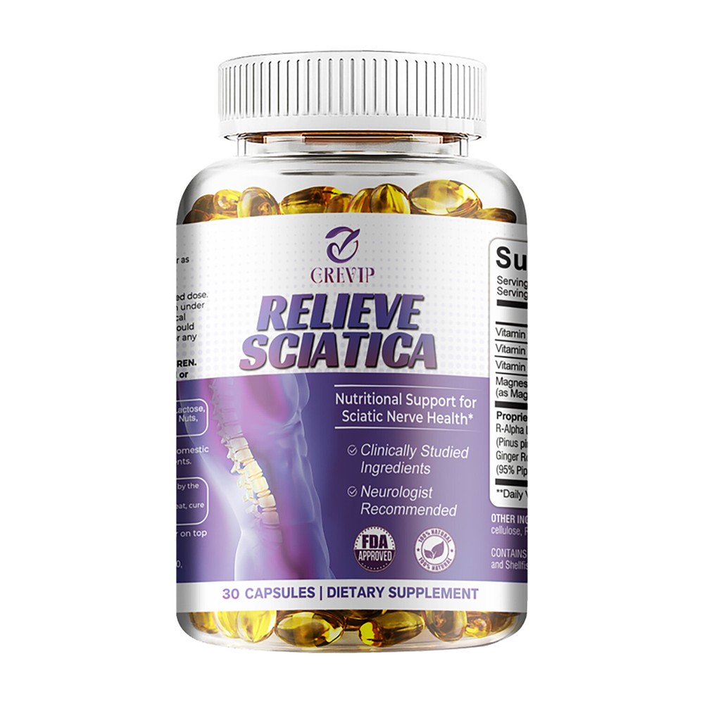 Relieve Sciatica Capsules - Nerve Support Formulas, Relieve Sciatic Nerve Pain