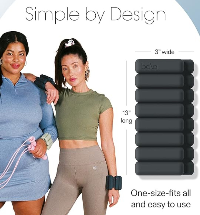 Bala Bangles Wrist & Ankle Weights - Black