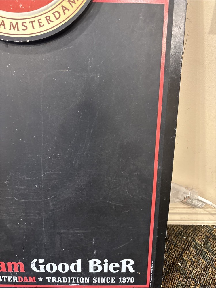 2009 Bar Menu - Amstel Light Chalkboard - 31 1/2 X 24