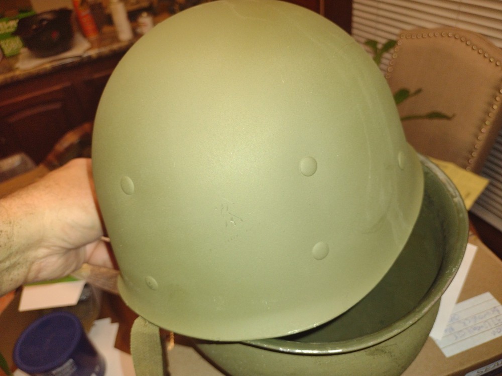 Ww2 helmet front seam fixed bale READ THE DESCRIPTION