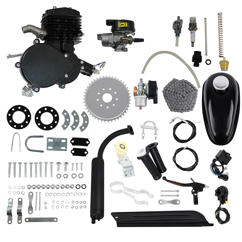 Complete 100cc Bike Bicycle Motorized 2 Stroke Petrol Gas Engine Kit Set