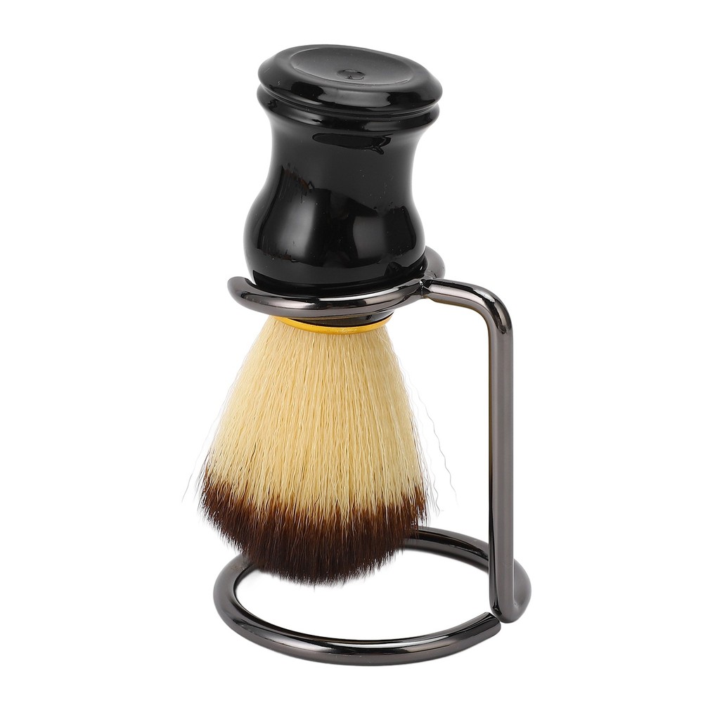 Curved Handle Shaving Brush Set For Comfortable Shaving Experience