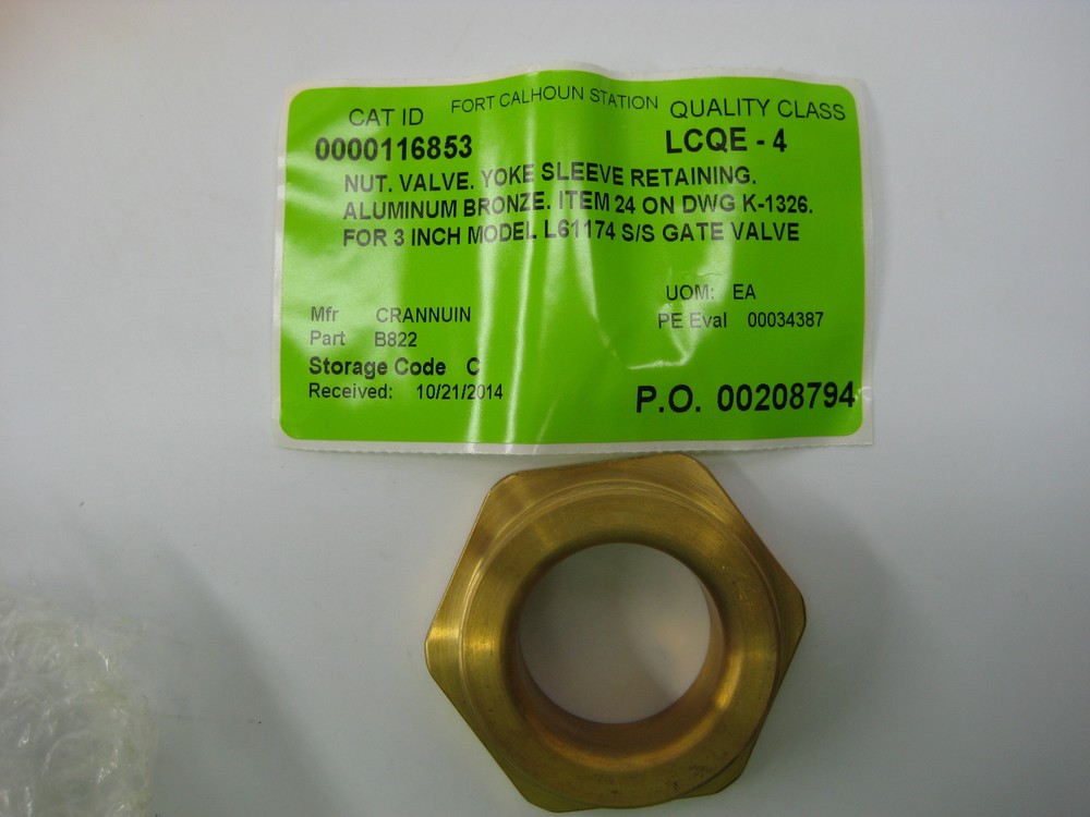 CRANNUIN B822 NUT NSNP