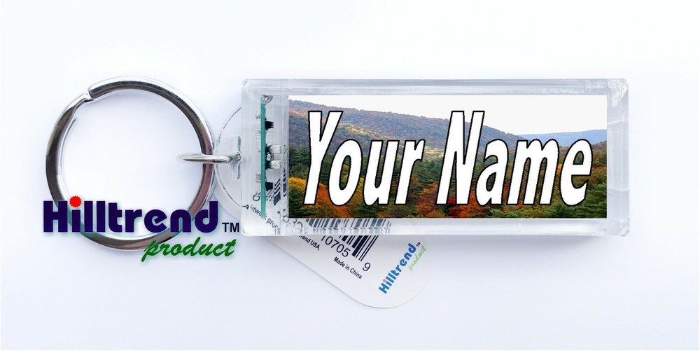 Your Name Message Solar Power Blinking Key Chain Ring Keychain No need battery