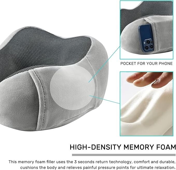 Lunixas Memory Foam Neck pillow
