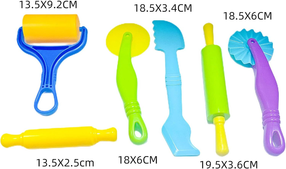 Clay and Dough Tools Six Piece Set - Ages 3 & Up