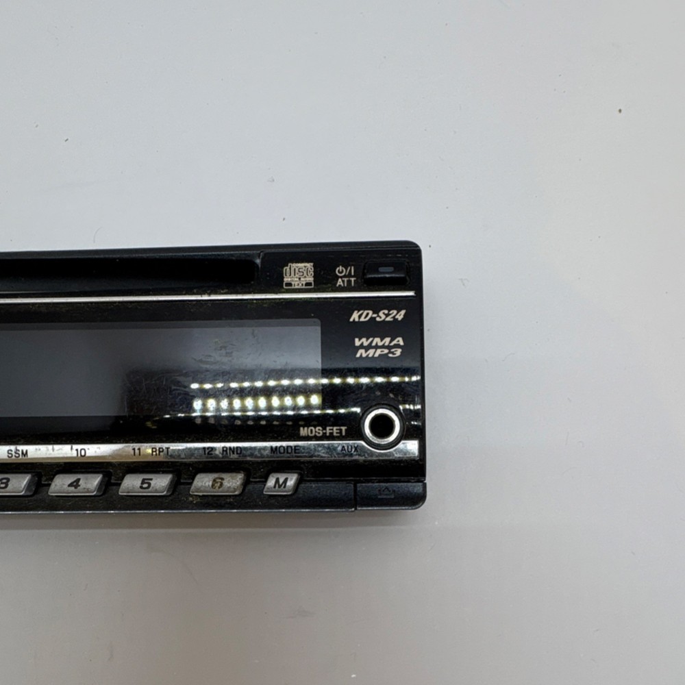 JVC KD-S24 Car Stereo Replacement Faceplate Untested