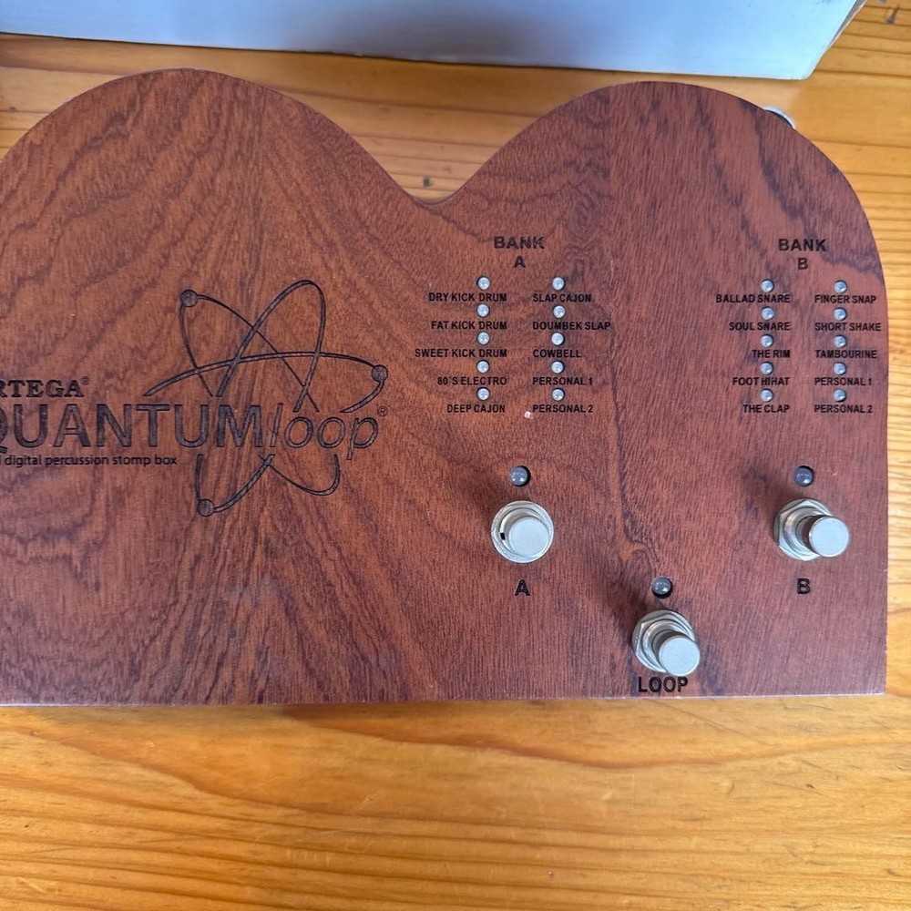 ORTEGA QUANTUMloop Multi Digital Stomp Box Loop Cajon