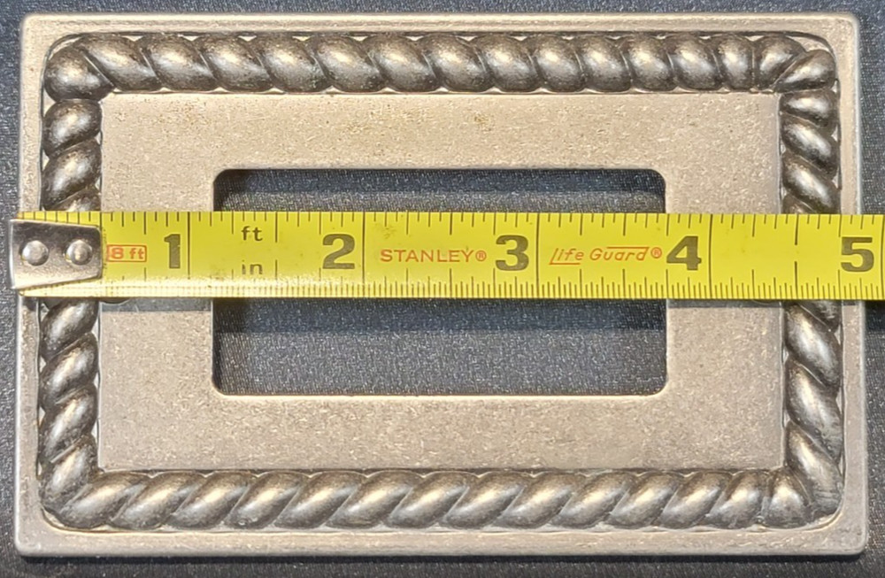 10 Metal Light Switch Plate Covers Rope Pattern