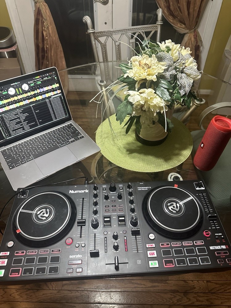 Numark - Mixtrack Pro FX – 2 Deck DJ Controller For Serato DJ with DJ Mixer