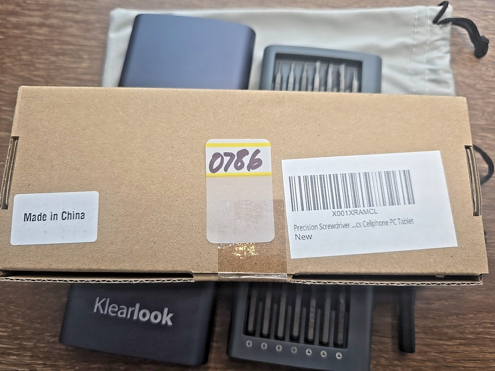 Klearlook 56 in 1 Multifunctional Screwdriver Bit Set w/Case and Handle